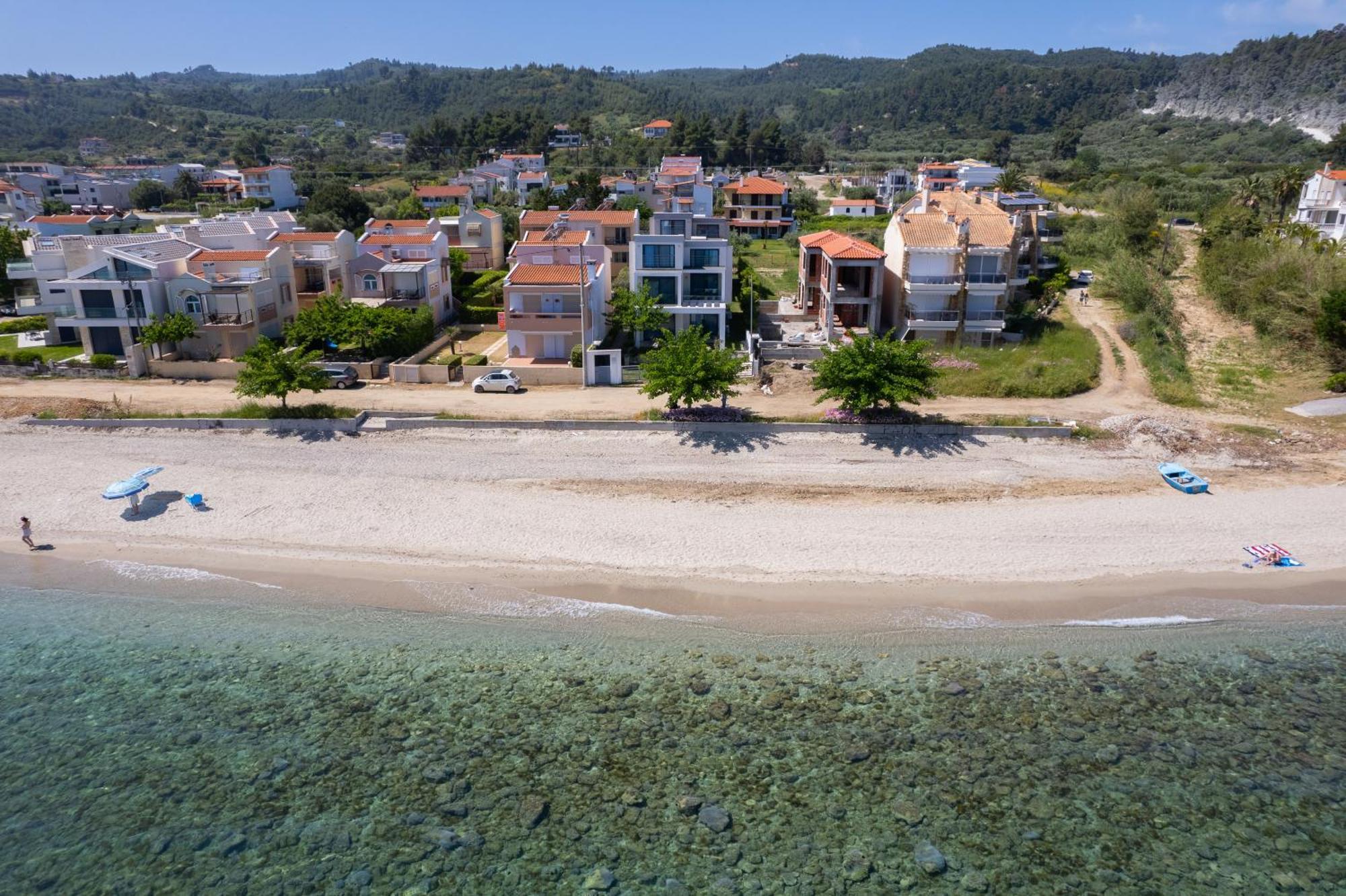 Ferienwohnung Cavo Blue Coastal Living Polychrono Exterior foto