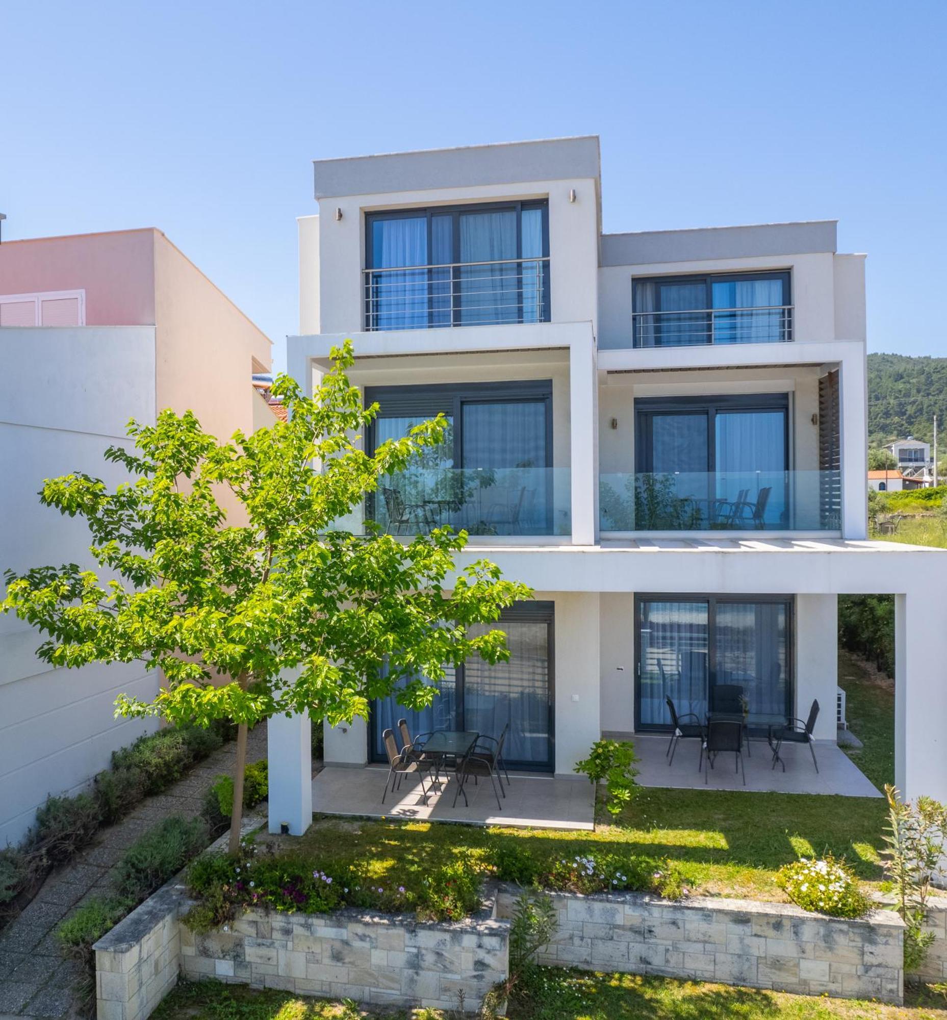 Ferienwohnung Cavo Blue Coastal Living Polychrono Exterior foto